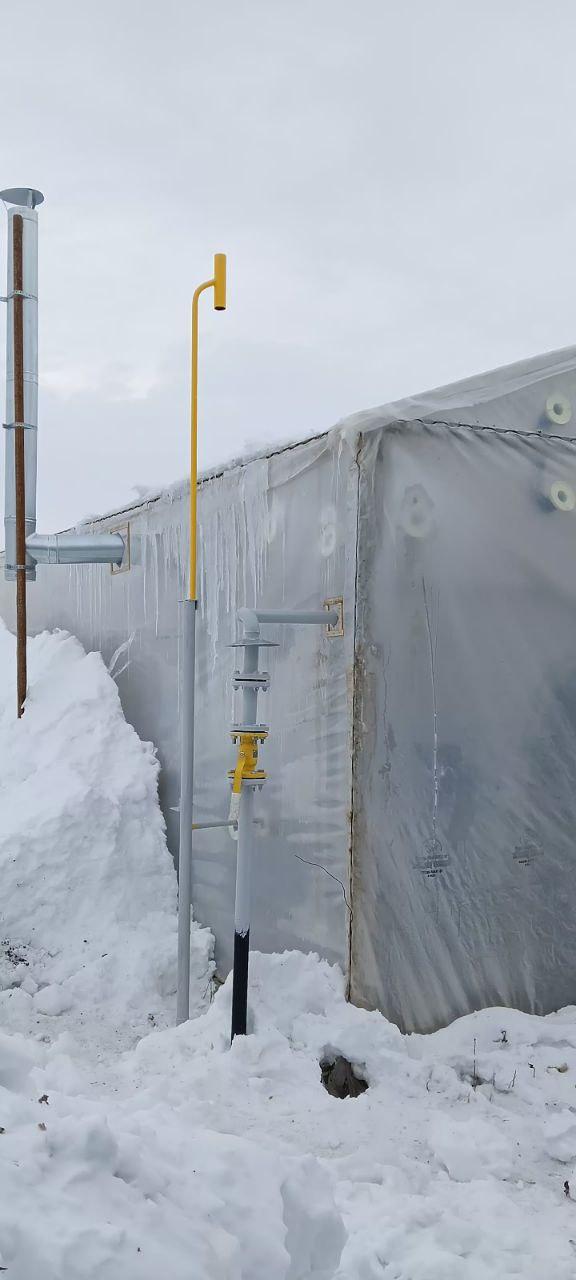 Газификация теплиц в Зур-Буляк